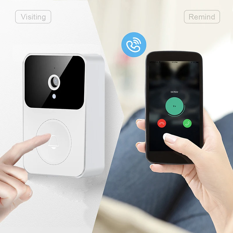 HD WiFi Smart Video Doorbell Low Power Home Security Intercom