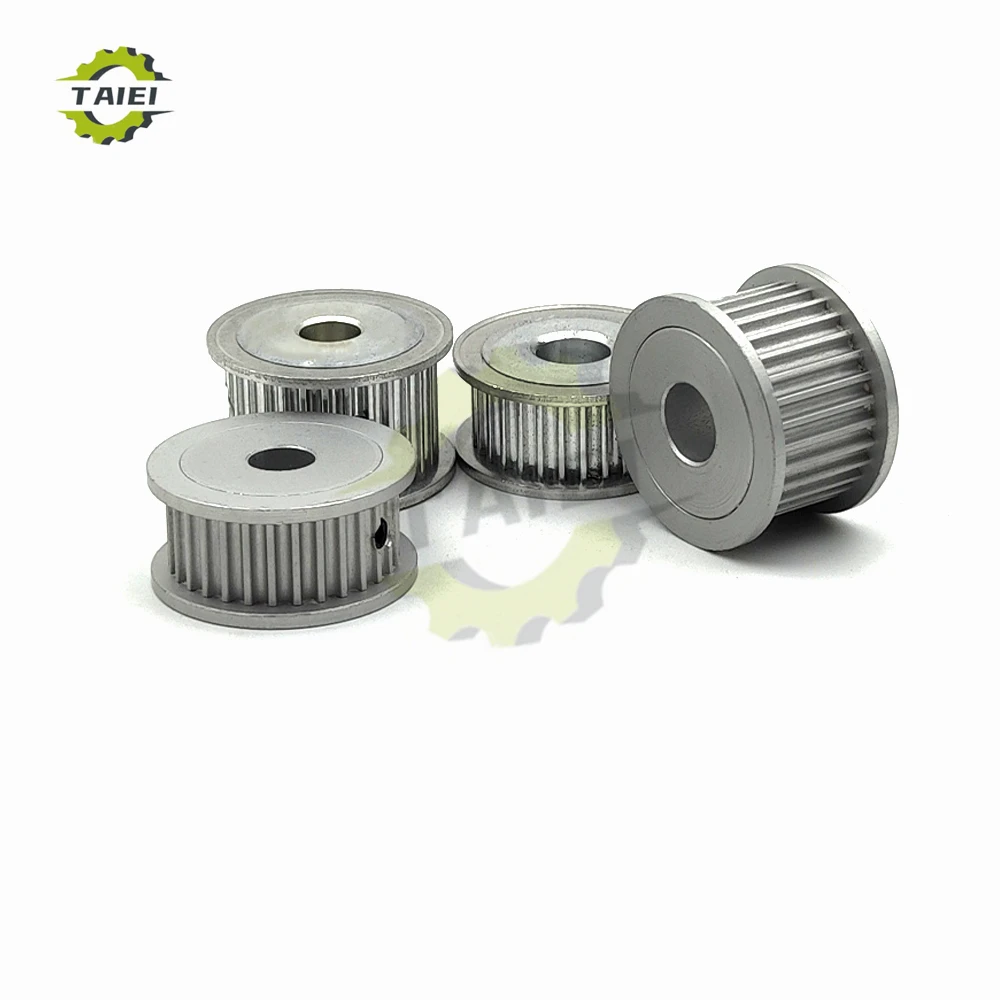 HTD 3M Synchronous Pulley 45T 46 Teeth Keyway Bore 5mm-28mm For Belt Width 10/15/20mm HTD3M Timing Wheel 3M 45Teeth Gear Sheave