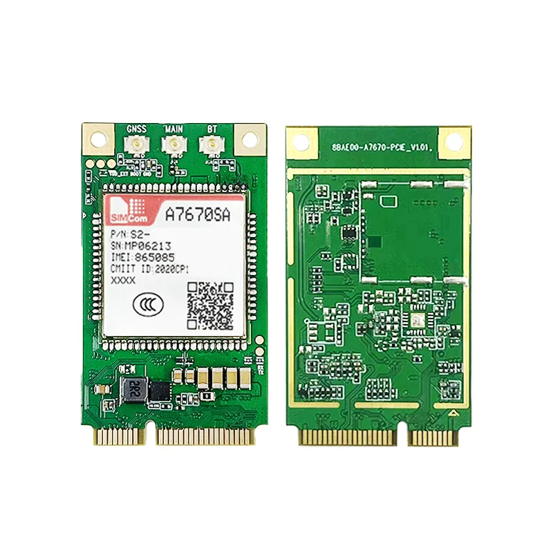 For Latin North America NZ/AU bands A7670SA 4G Cat 1 with GSM GPS Module With PCIE-A Board A7670SA-FASE A7670SA-LASE