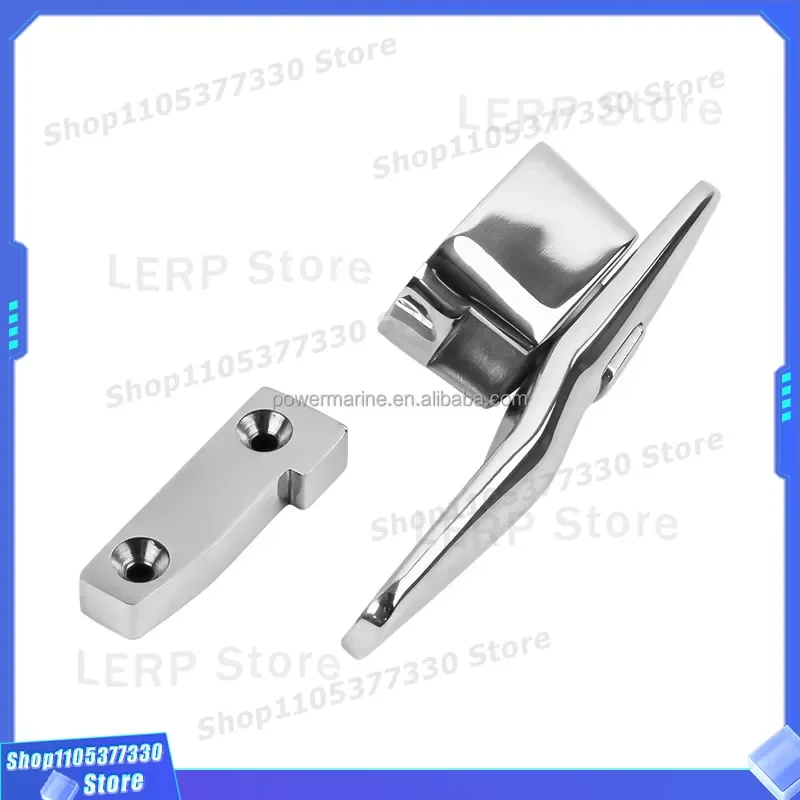 316 Stainless Steel Rotary Door Lock Mirror Polished Marine Hardware Fittings for Boats Yachts New Design Durable Security