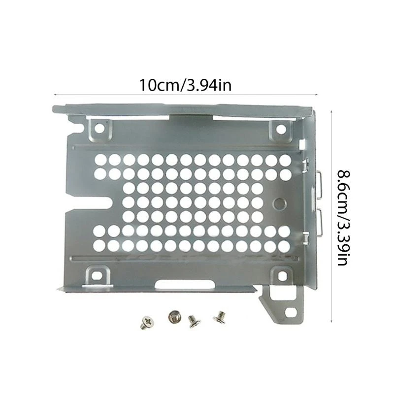 Hard Disk Drive Bay HDD Mounting Bracket Tray Holder Hard Drive Caddy dengan Sekrup Mount untuk Konsol PS3 Slim 2500/3000