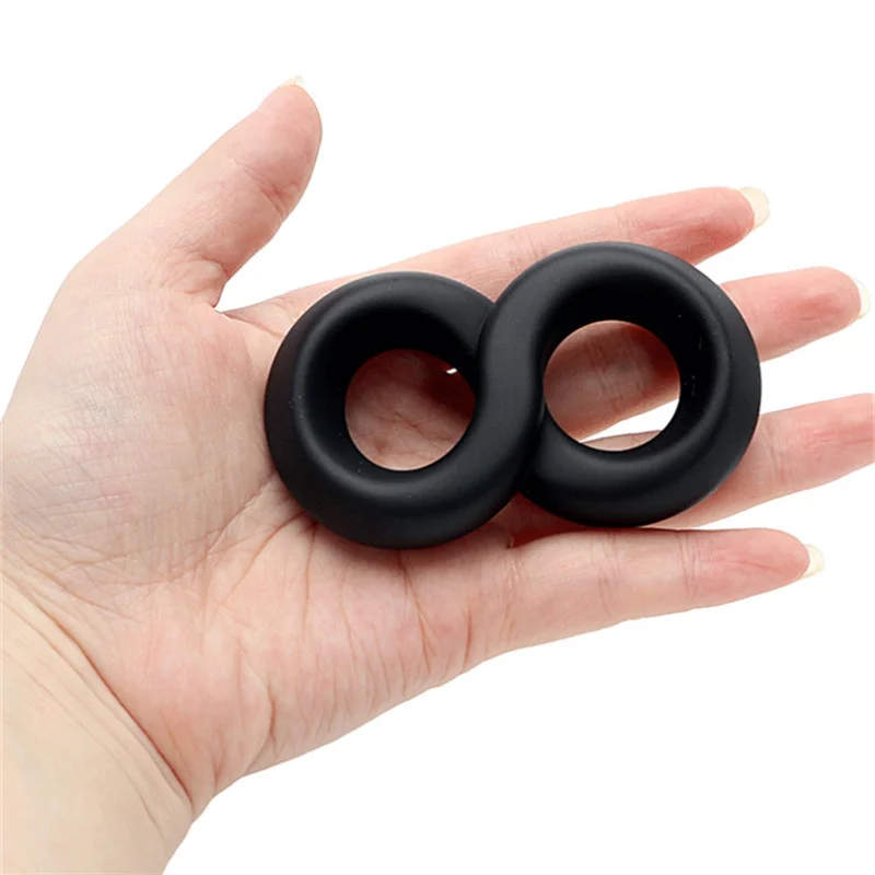 Delay Ejaculation Liquid Silicone Cock Rings for Men Scrotum Testis Restraint Penis Lasting Erection Adult Games Products