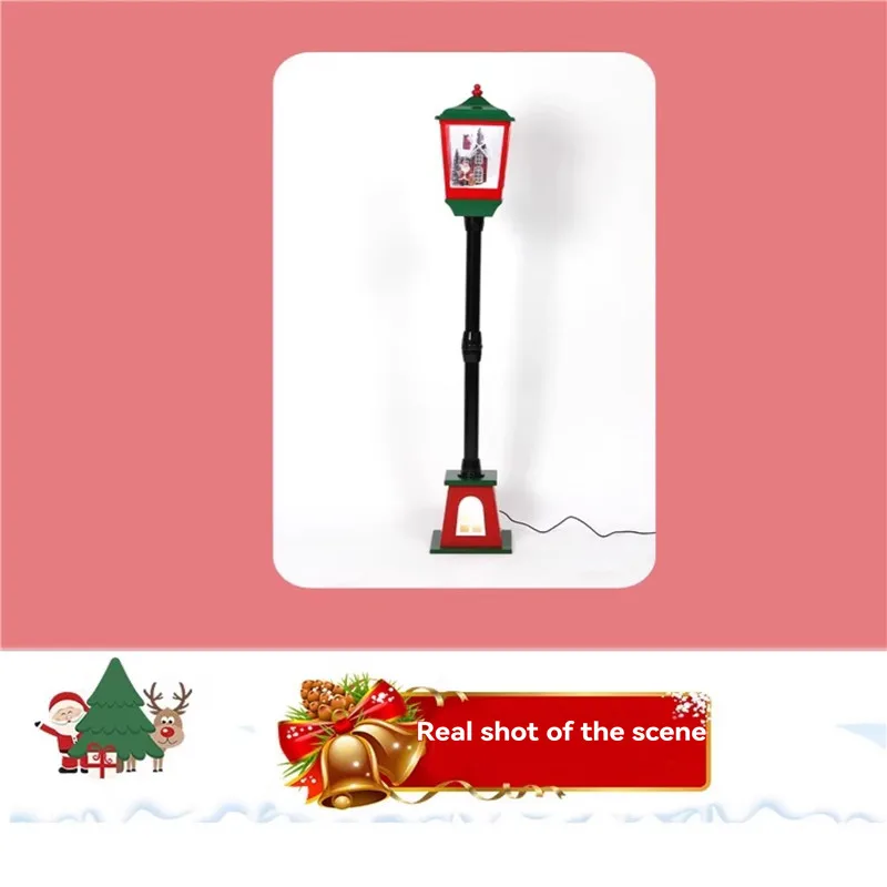 زينة عيد الميلاد لاكي سنو أضواء مسار عيد الميلاد زينة عيد الميلاد اكسسوارات أضواء الموسيقى