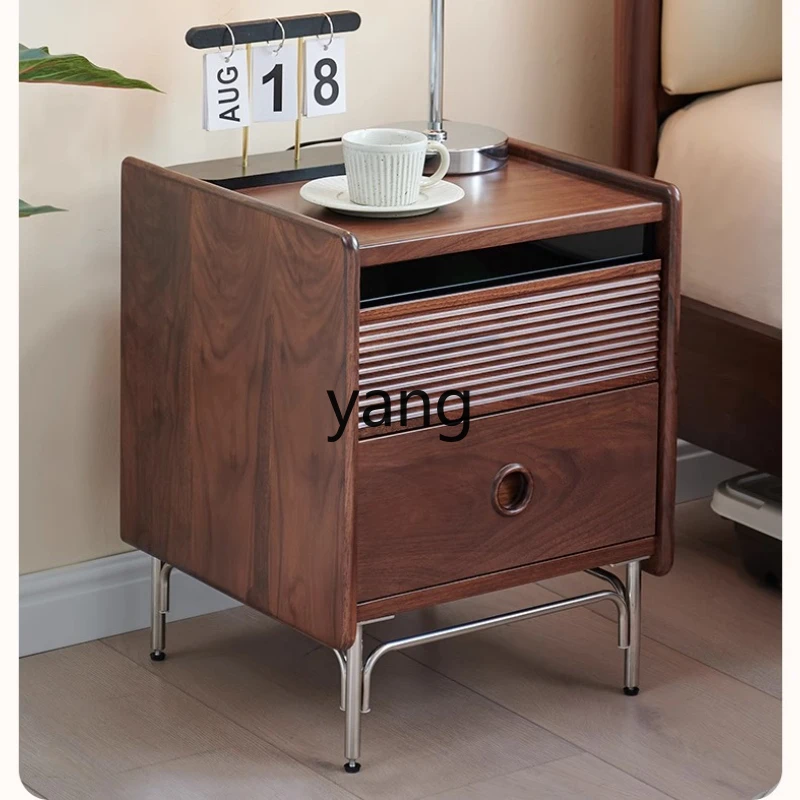 

YHM bedside table solid wood household bedroom storage