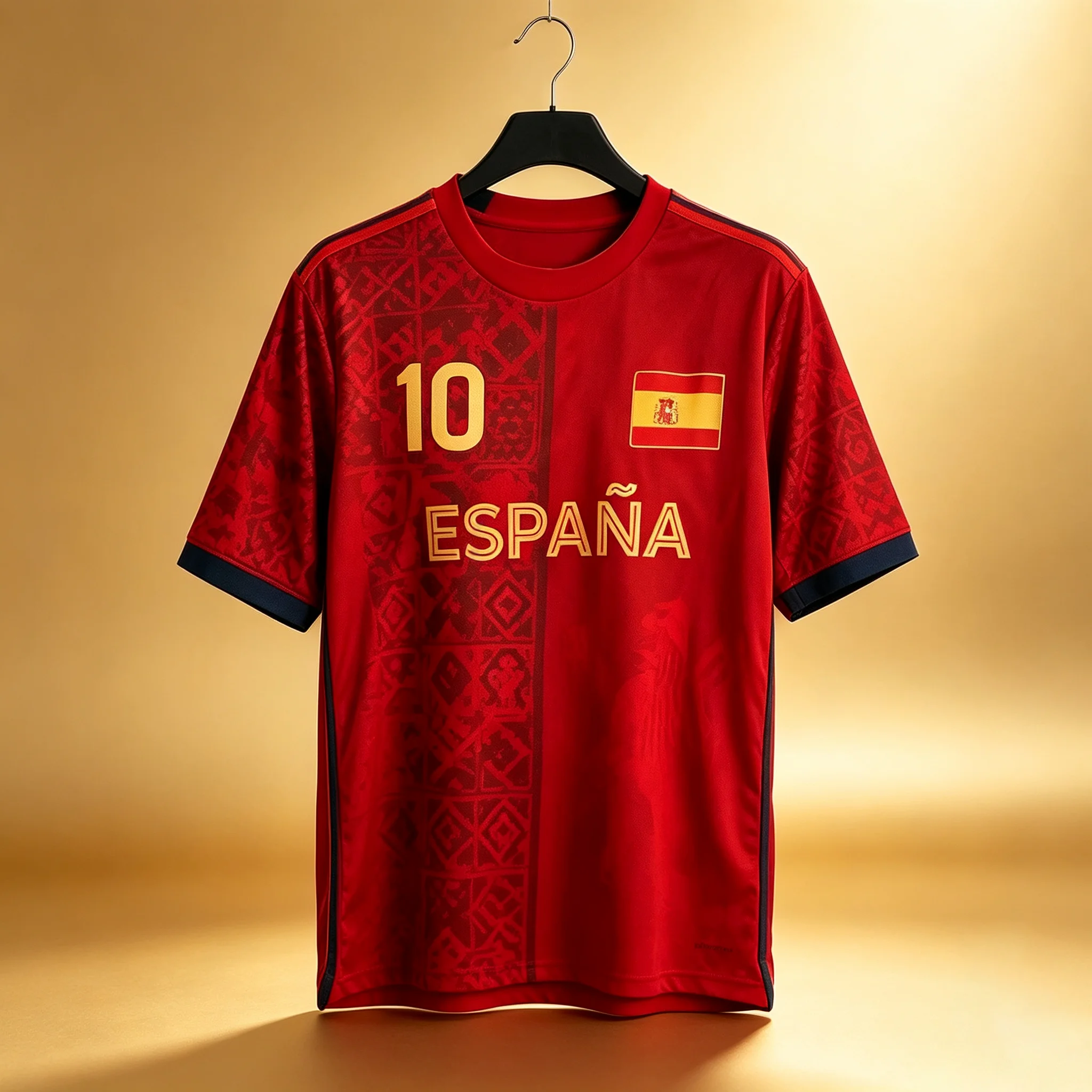 2026 Spain ESPANA No. 10 Quick-Dry Sports Jersey Sports Top for Men Children's Top Family Clothing Street Clothing Kids Clothes