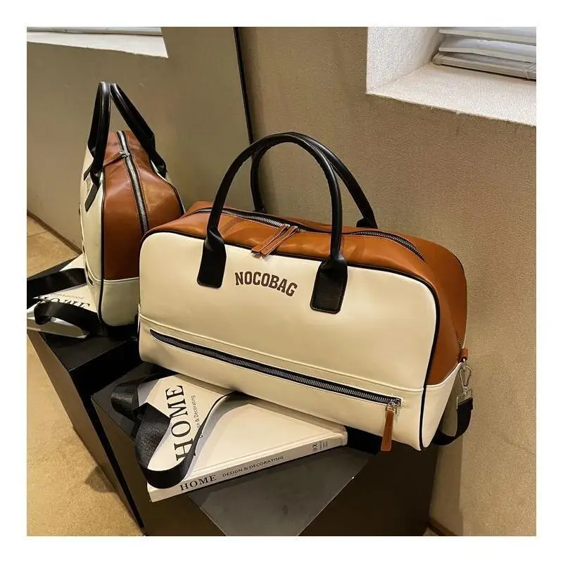 

Fashion New Travel Bag Carry On Bag Durable Nylon For Men Short Trip Gym Boarding Large Capacity Lightweight Shoulder Sling