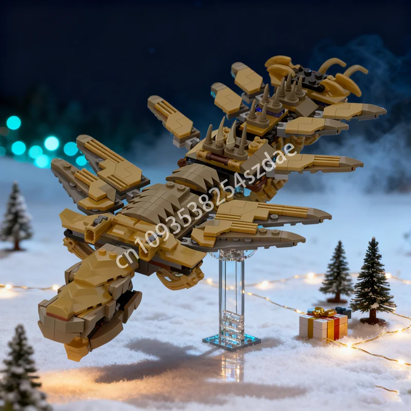 437 قطعة MOC ميجا ليفياثان سوبر أبطال نموذج اللبنات هدية الكريسماس العمارة تجميع لتقوم بها بنفسك لعبة إبداعية عيد ميلاد الاطفال #1