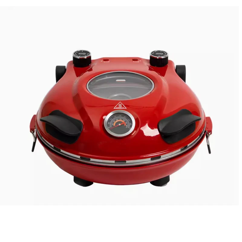 Pizza Oven Commercial Household Dual Electric Heating Portable 12\