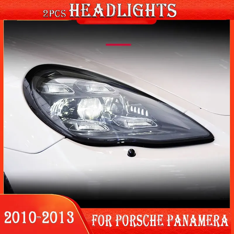 Car Headlight For Porsche Panamera LED Headlights 2010 2011 2012 2013 970 970.1 Laser Matrix Headlamps Plug and Play