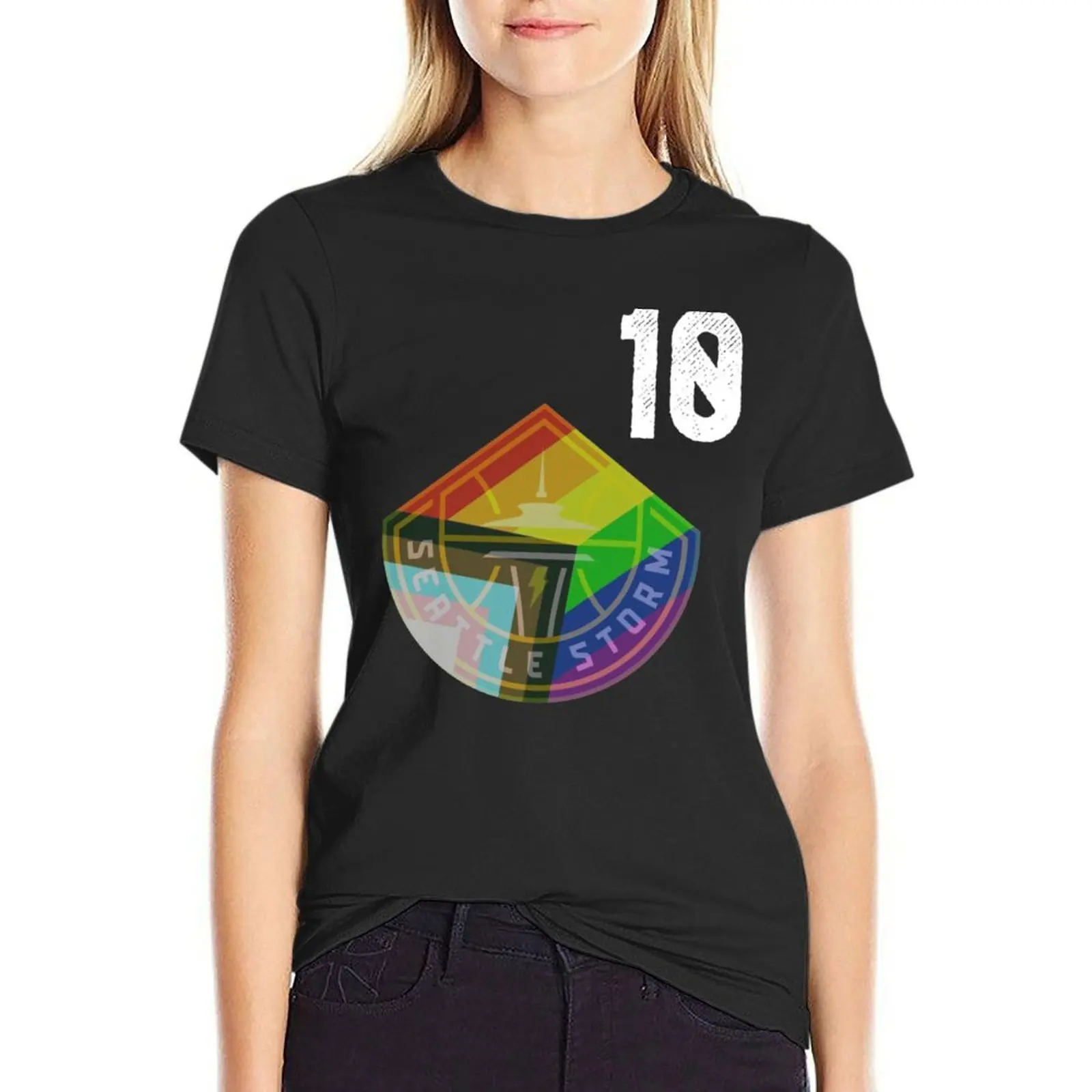 Sue Bird - Pride T-Shirt vintage clothes kawaii clothes white t shirts for Women