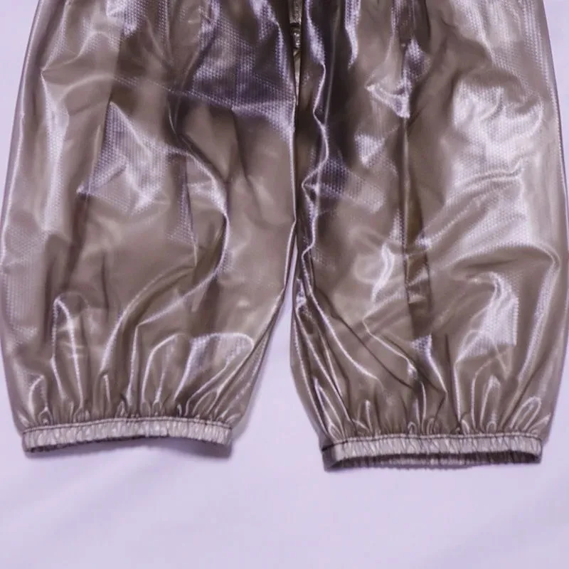 Полупрозрачные утолщенные пластиковые шорты из ПВХ, мягкие бесшумные ABDL, водонепроницаемые подгузники для взрослых и детей, трусики для пар, штаны недержания