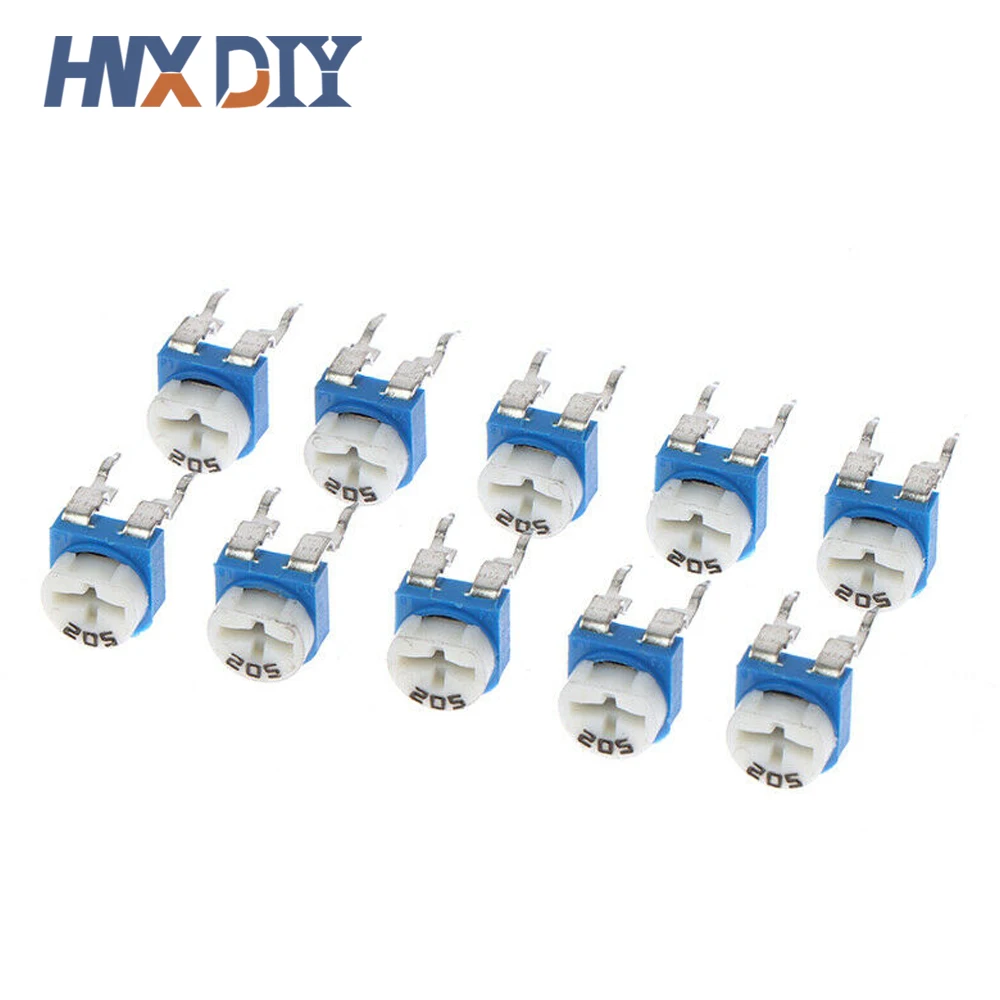 100PCS RM065 RM-065 Trimpot Trimmer Potentiometer Variable Resistor 100R 200R 500R 1K 2K 2.2K 3K 5K 10K 20K 50K 100K 500K 1M Ohm