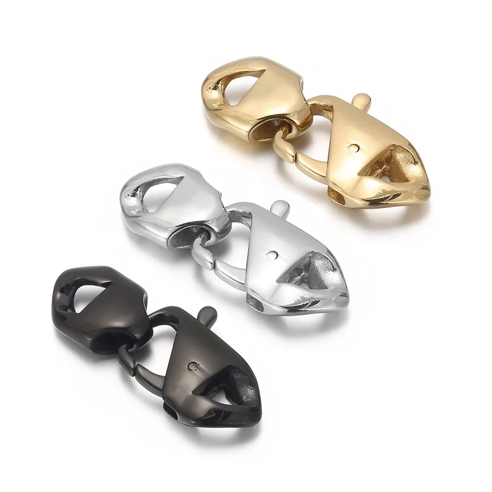 

1Pc Stainless Steel Lobster Claw Clasps Hook For DIY Bracelet Necklace Accessories Connector Findings Jewelry Making Supplies