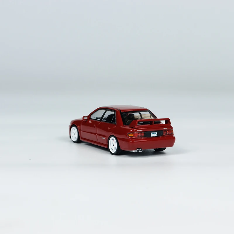 Tarmac Works 1:64 modelo de carro Lancer GSR Evolution II coleção de veículos fundidos em liga - vermelho