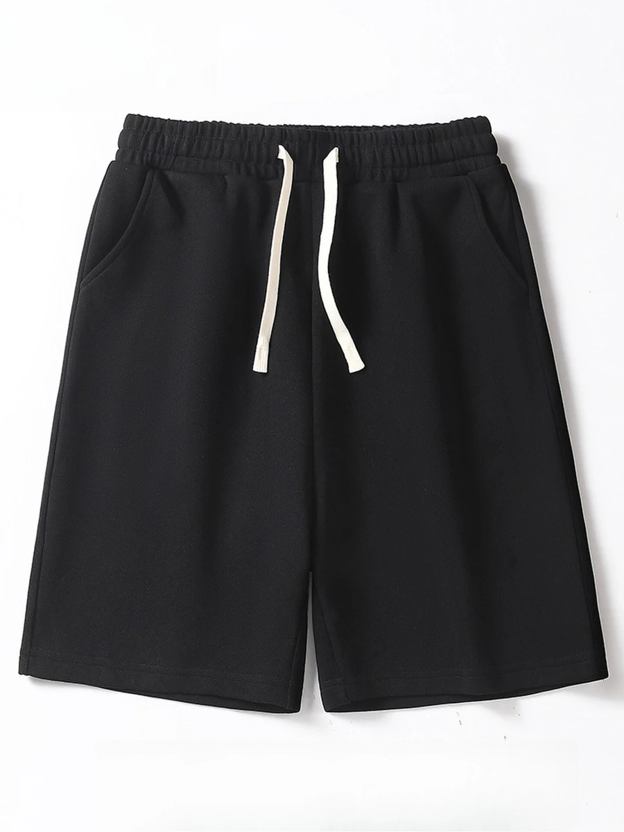 

Шорты, осень 2024, новый стиль, мужские шорты из чистого хлопка для спорта и отдыха, свободные и универсальные хлопковые