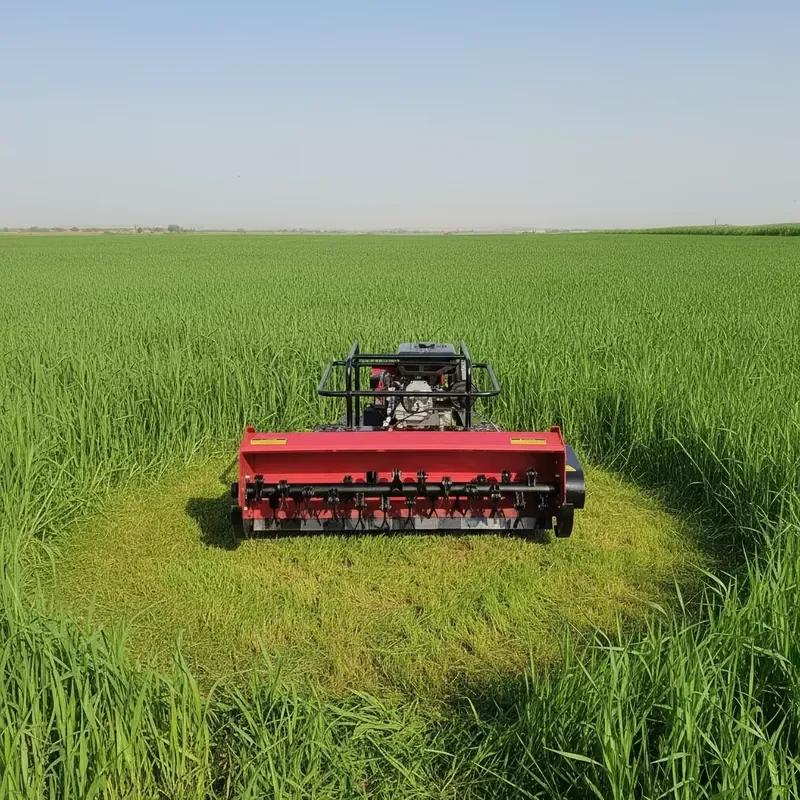 2026Hot Industrial Grade Zero Turn Cordless Flail Mower1000mm 1200mm Remote Control Mower Hot Sale Wholesale Price