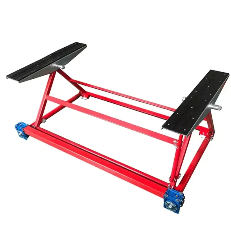 

New 2000kg Adjustable Tilting Car Lifts Electric Mechanical Turbine Scissor Car Lift for Car Service Low Chassis MR8050-3