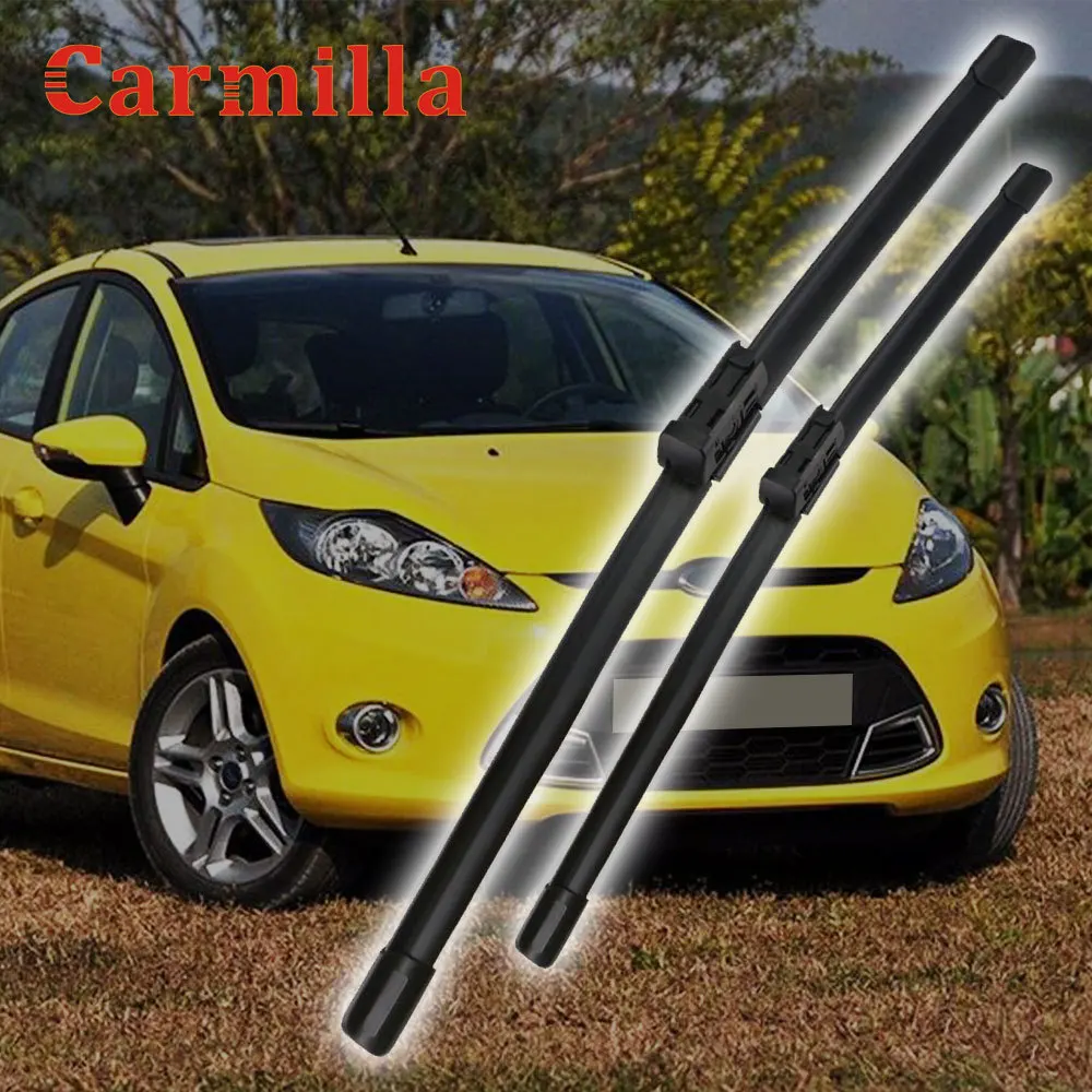 Carmilla Car Front Wiper Blades for Ford Fiesta MK7 2009 2010 2011 2012 2013 2014 Window Windshield Windscreen Wipers 26\