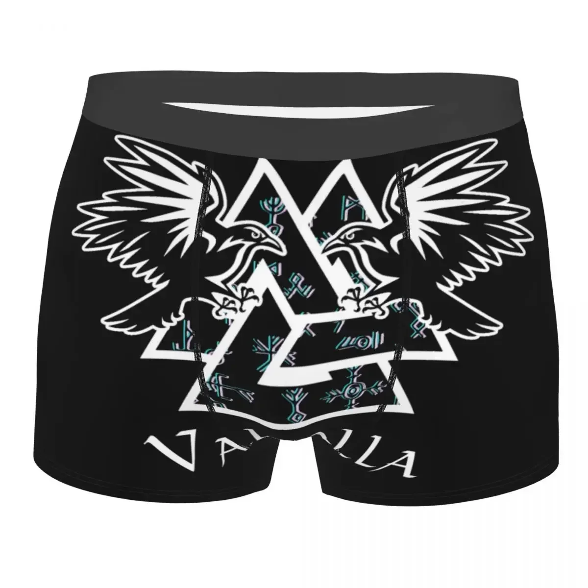 Male Novelty  Odins Ravens Underwear Boxer Briefs Soft Shorts Panties Underpants