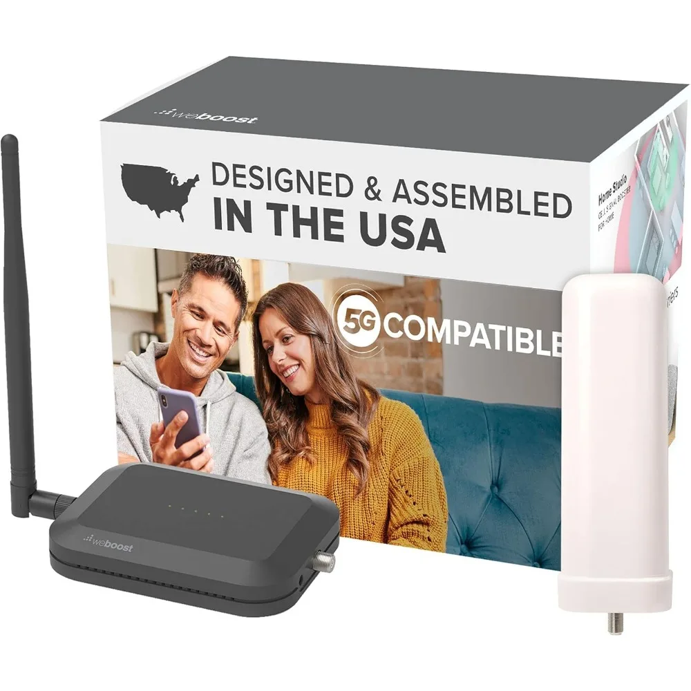 Cell Phone Signal Booster | Boosts 4G LTE & 5G for all U.S. Networks & Carriers