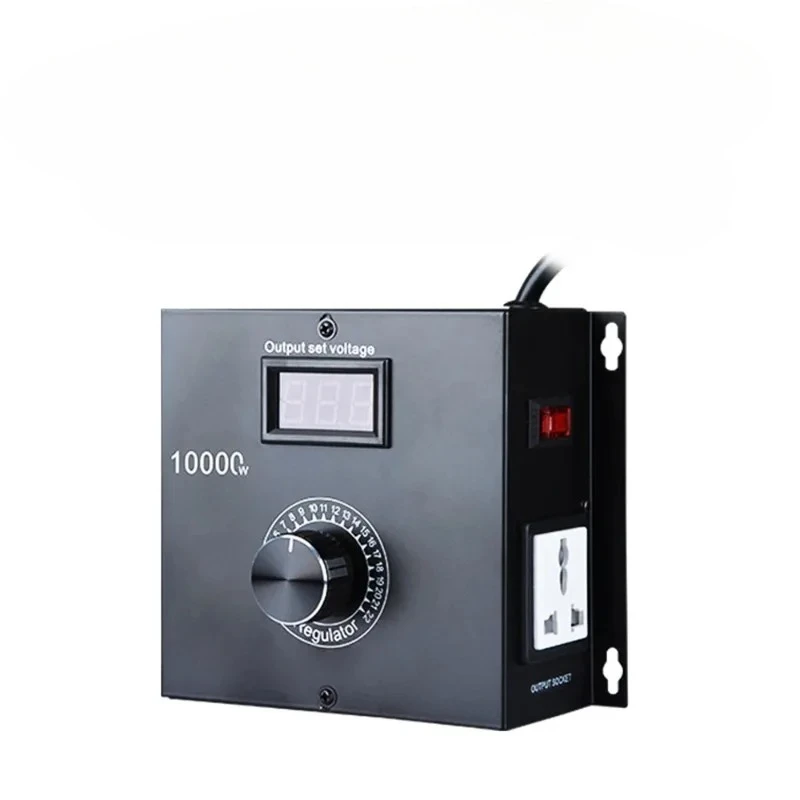 AC110-220V 10000W High Power Voltage Regulator Dimming Speed Temperature Controller FOR Heating Motor Light Equipment
