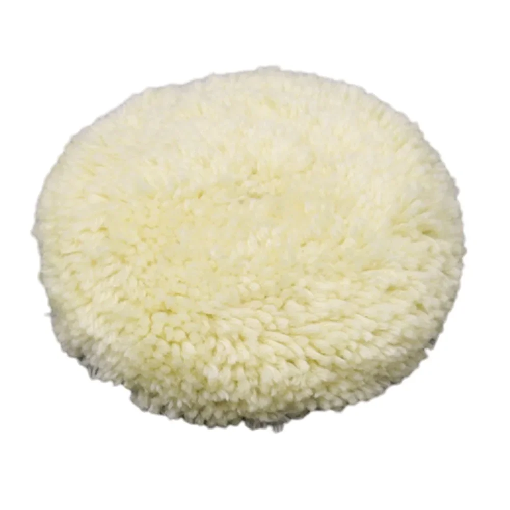 Imagem -02 - Car Wool Polish Pad Lustrando Almofadas Disco para Moagem Automática Remover Marcas Arranhões Polegada