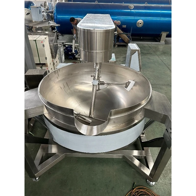 Automatic Hamburger Meat Processor with Sauce Mixing Feature Food Processing Machinery for Curry Sauce Cooking
