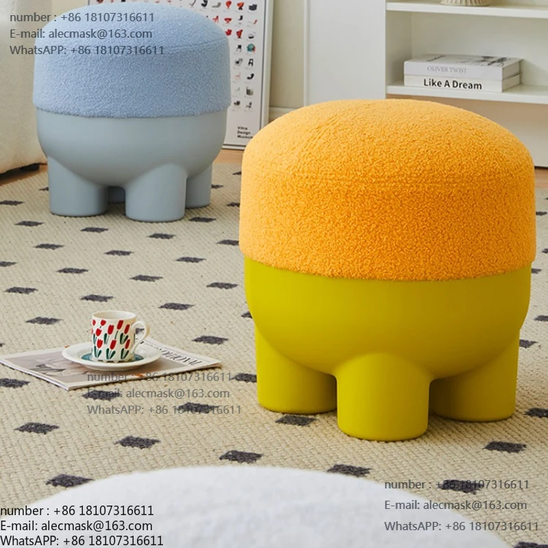 

Nordic small stool home door shoe changing stool plastic elephant leg children low stool Internet celebrity simple