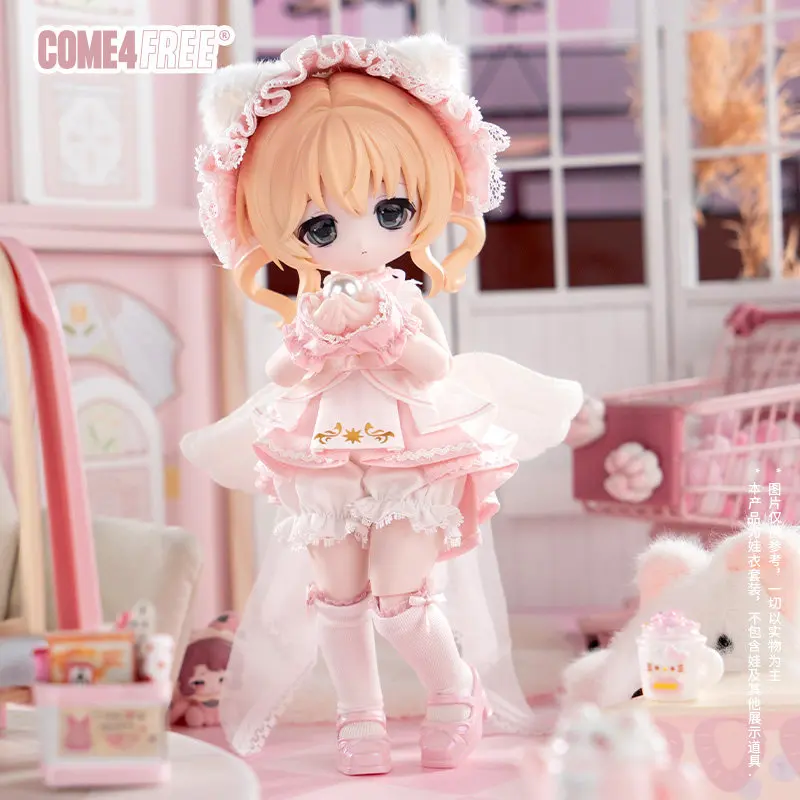 New Come4free Tiny 1/6 Bjd Doll Clothes For Bonnie Bunny Fairy Series Cute Lace Outfit Doll Replacement Only Clothes No Doll