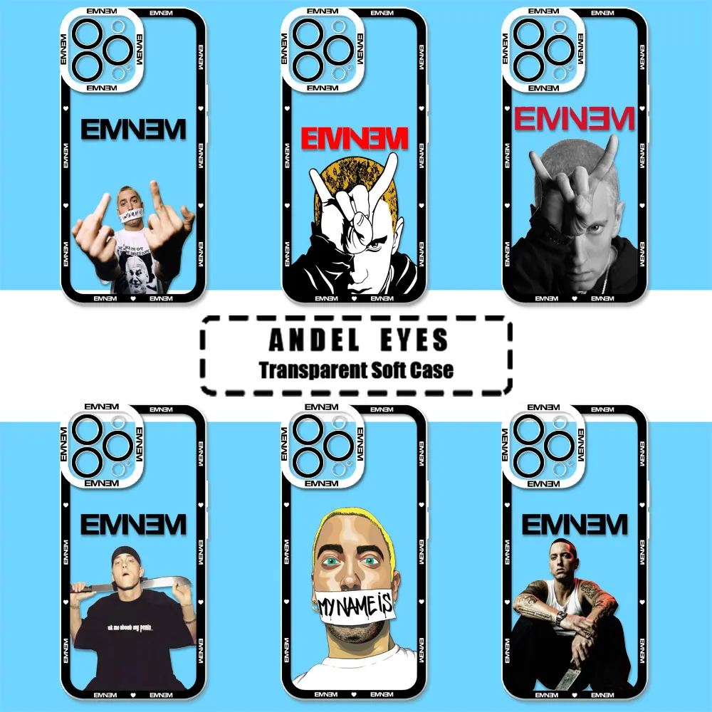 Eminem Hop Rapper Phone Case For OPPO A98 A96 A94 A92 A79 A78 A74 A73 A58 A57 A55 A54 A53 A35 A31 A17 A16 A15 Transparent Cover