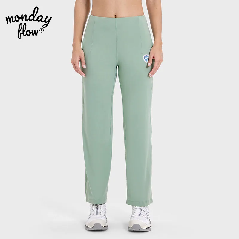 

Monday Flow Outdoor Women Sports Golf Pants High Elastic Soft Trousers for Ladies Clothing Spring Summer Sports