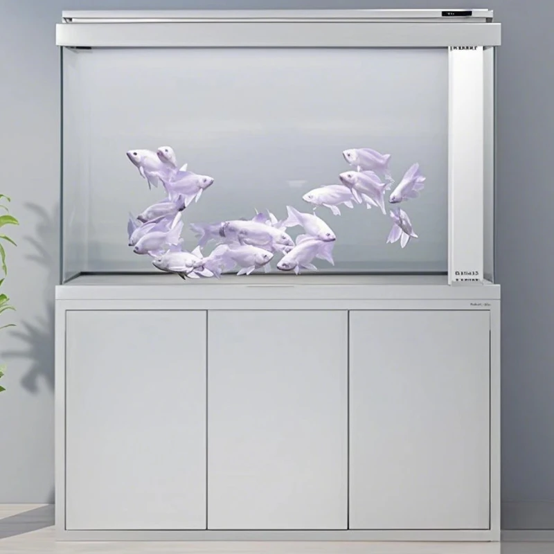 

Fishkeeping Living Room Aquarium Modern Ecology Entrance Hall Luxury Aquarium Customizable Betta Fish Furniture El Acuario Lsyg