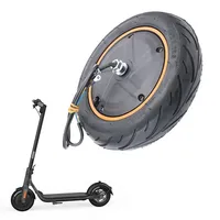 36V 400W Front Motor Wheel Assembly For Ninebot F40 Electric Scooter Rubber Tire 700W Peak Power Escooter Scooter Accessories