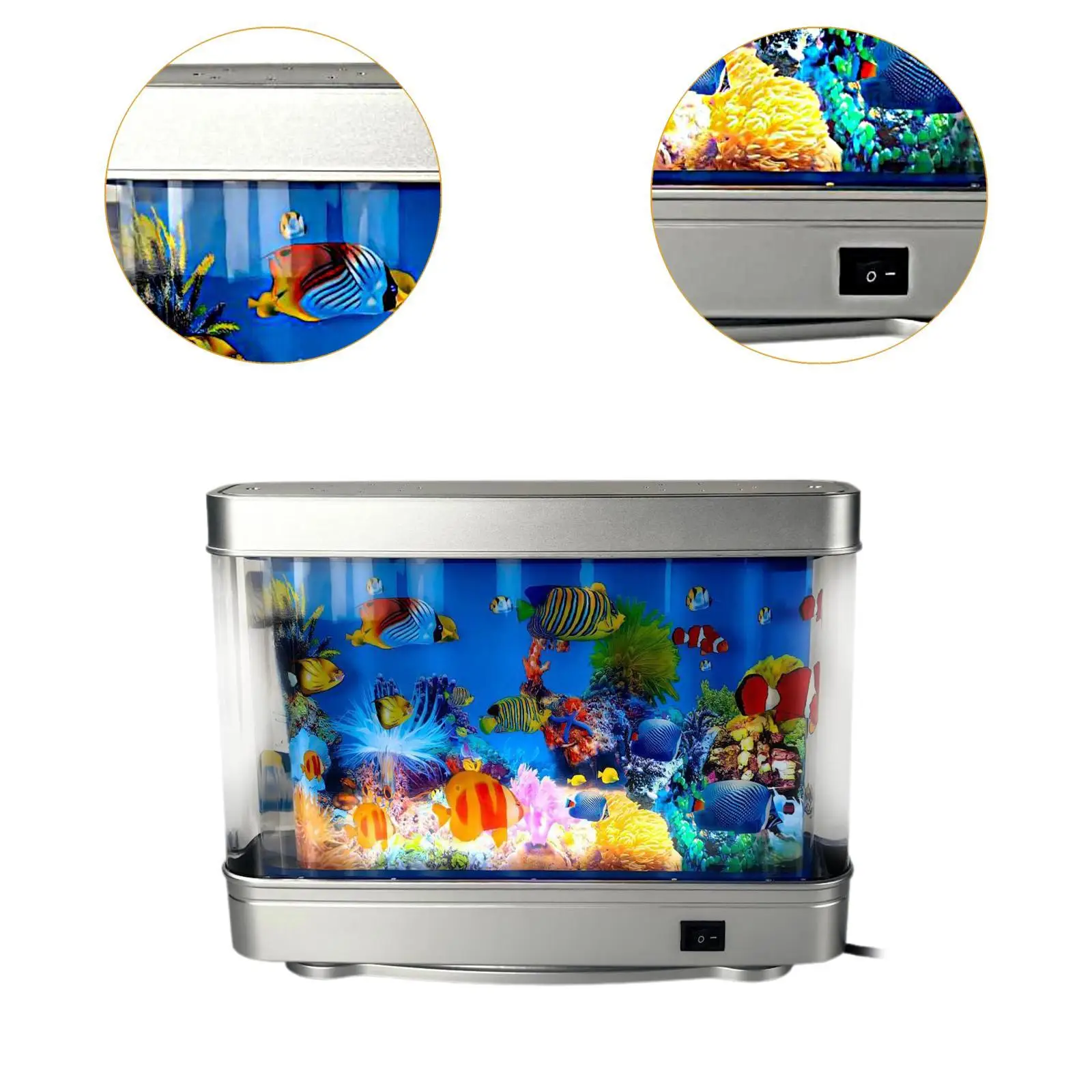 พิพิธภัณฑ์สัตว์น้ําโคมไฟอารมณ์ Night Light ภูมิทัศน์ทะเลของขวัญเดสก์ท็อปเครื่องประดับ LED Night Light สําหรับห้องนอนเดสก์ท็อปในร่มสํานักงานวันเกิด