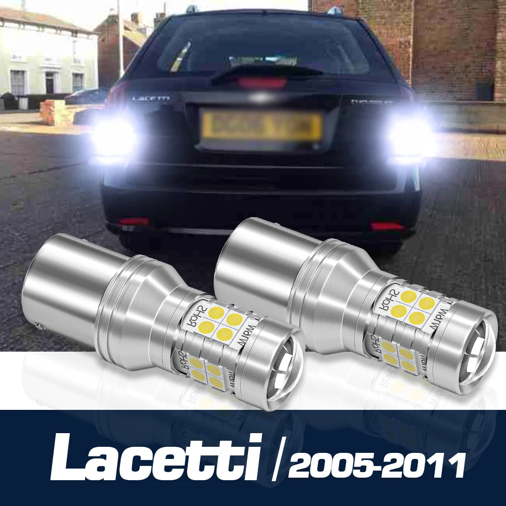 2pcs LED Backup Light Reverse Lamp Blub Accessories Canbus For Chevrolet Lacetti 2005-2011 2006 2007 2008 2009 2010