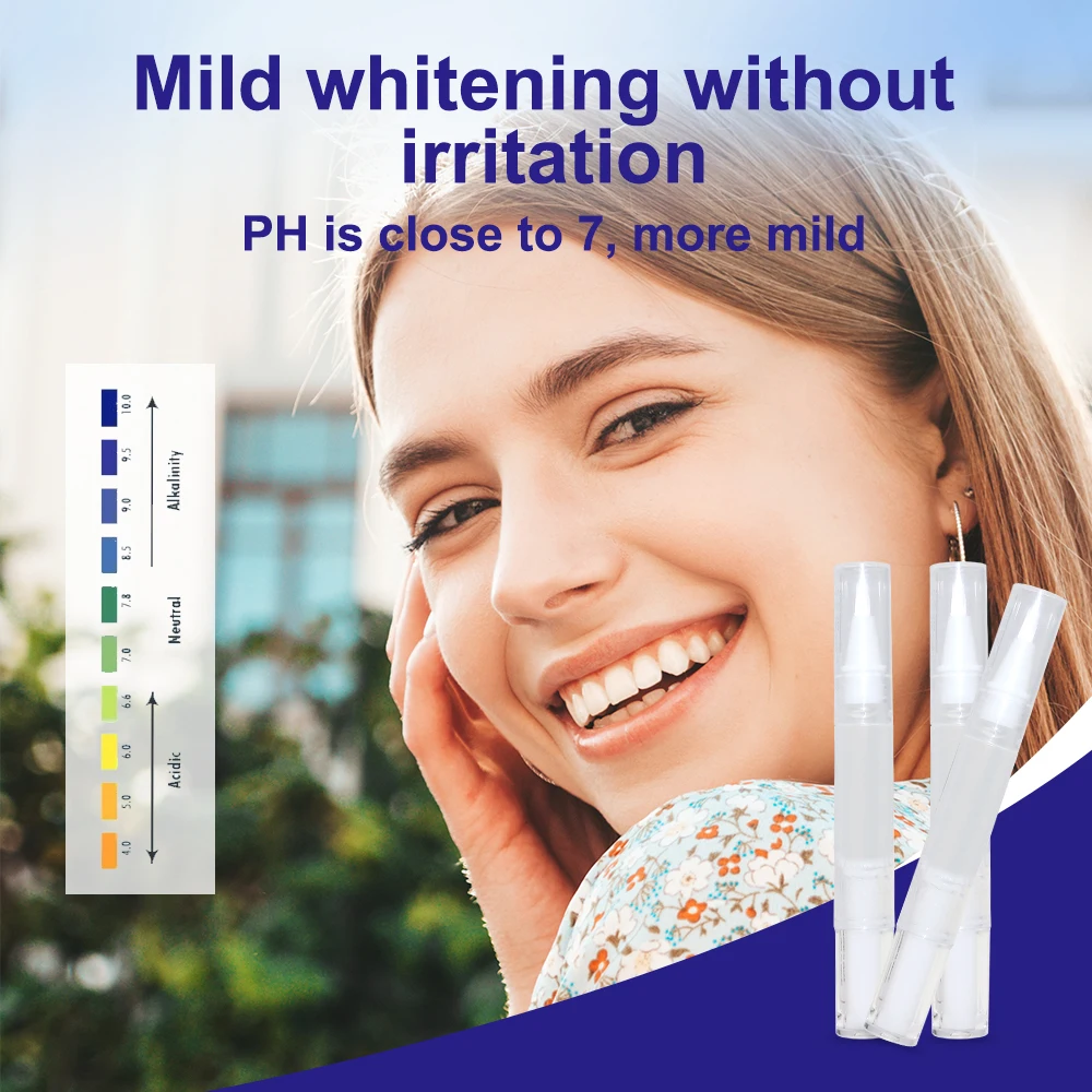 Teeth Whitening Kit 35% Peroxide Tooth Whitening Pen Gel with LED Light Full Set Dental Bleaching Gel Oral Care Tooth Whitener