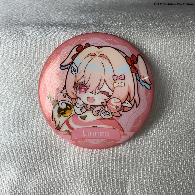 Badge double flash en fer blan - Anime Cosplay Seri avis et prix