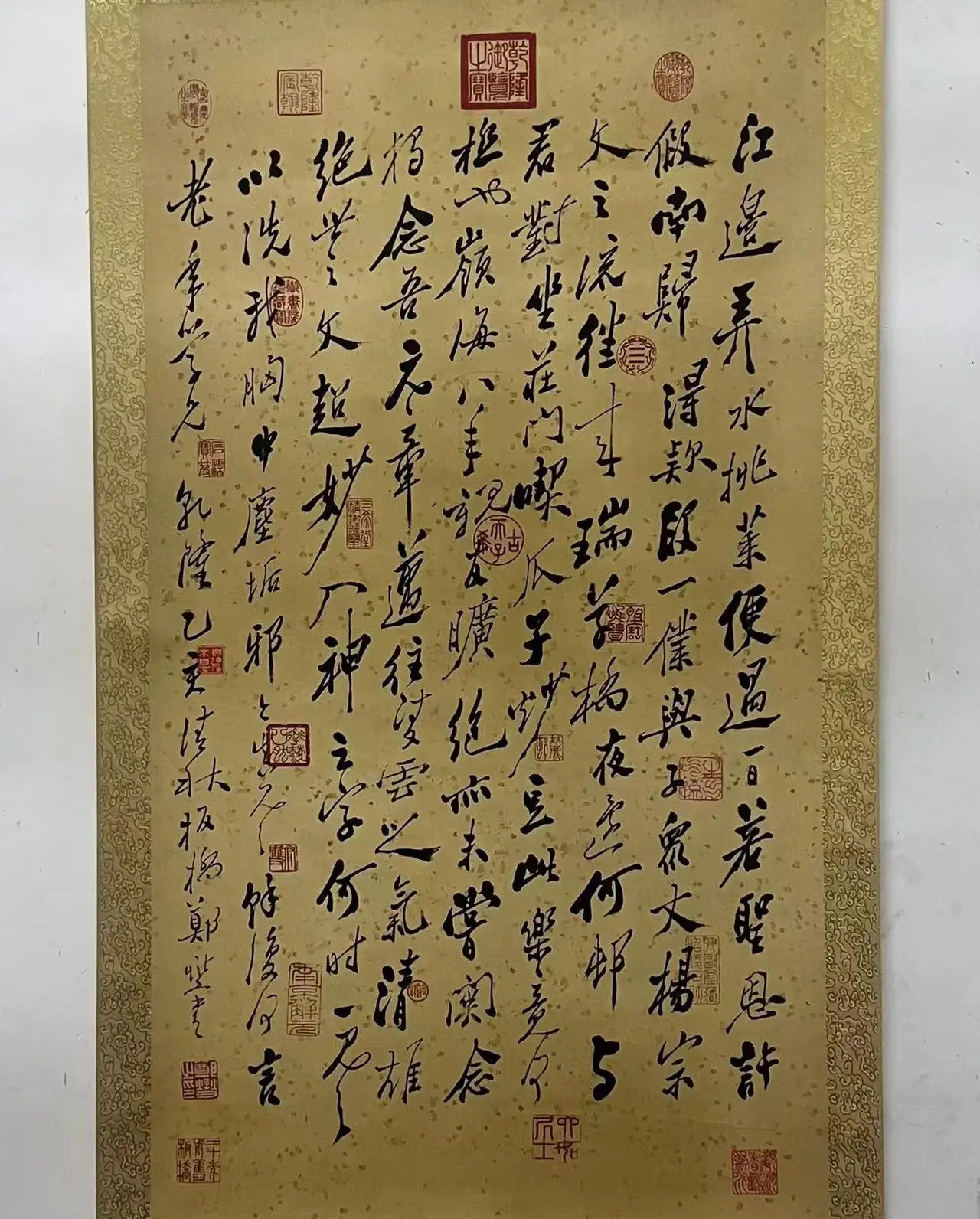 Old Chinese calligrapher and painter of the Qing dynasty, Zheng Xie,Free shipping