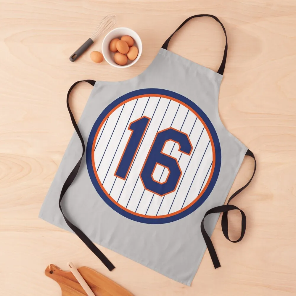 

Dwight Gooden #16 Jersey Number Apron christmas Restaurant Kitchen Equipment For Hairdresser Apron