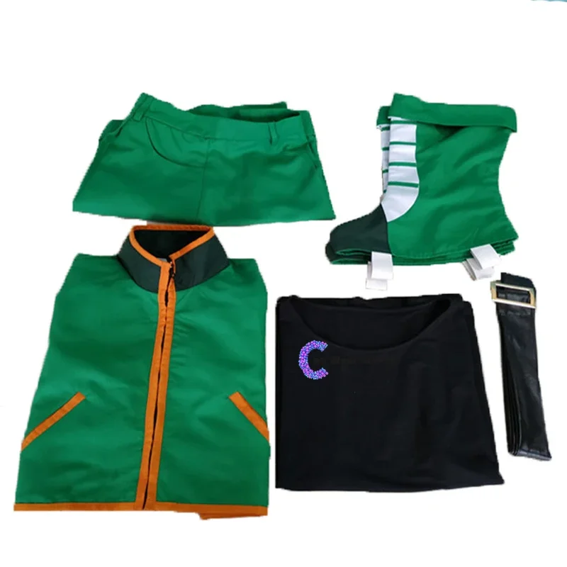 Hunter X Hunter Gon Freecss Kostiumy Cosplay z pokrowcami na buty Pełny zestaw na imprezę Dostosowany kostium na Halloween dla dorosłych OA2744