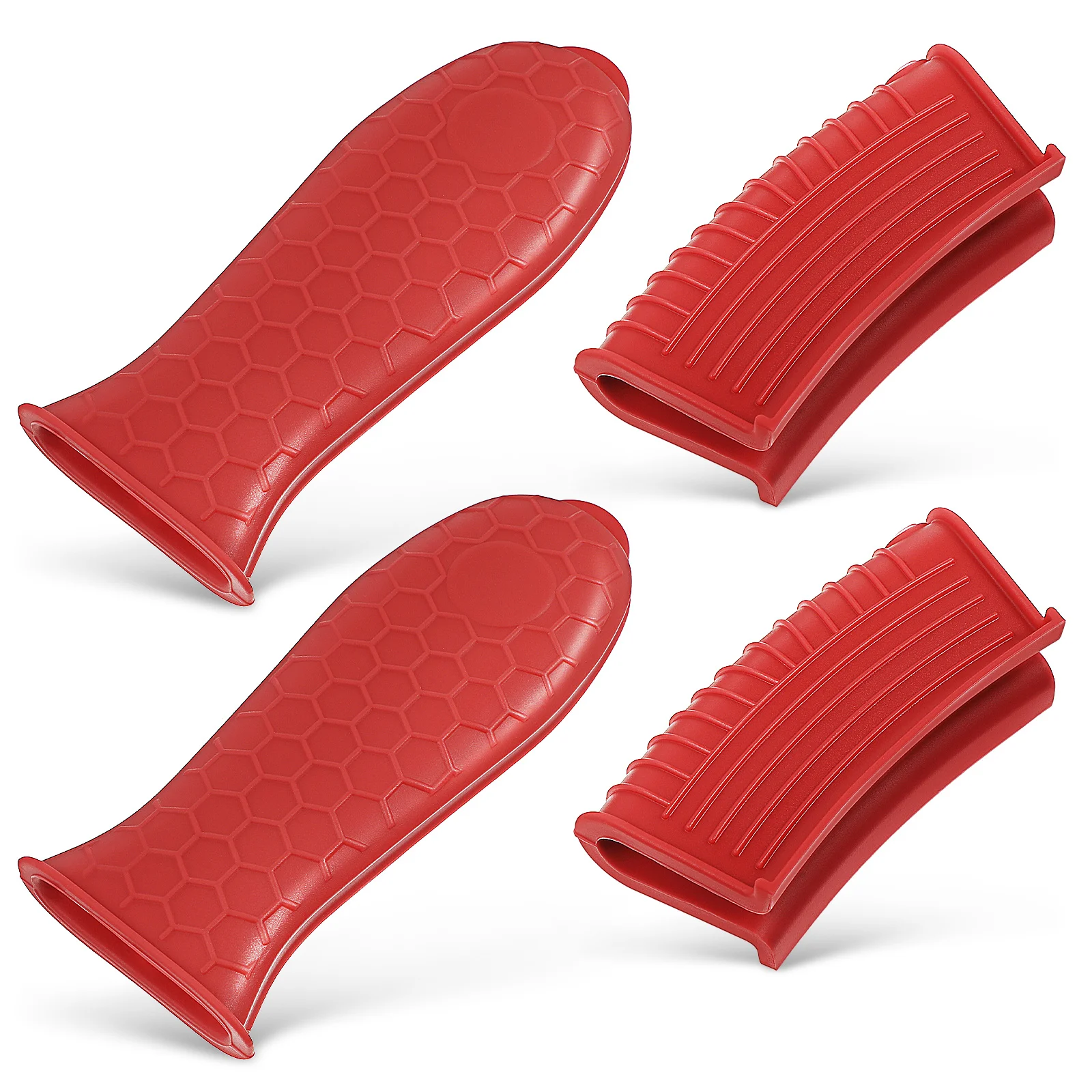 

Silicone Pot Handle Covers Hot Handle Holders Cookware Covers For Pots Cast Iron Skillet Sleeve Pan Protector Kitchen Gadgets