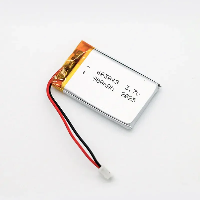 Rechargeable LiPo Battery 3.7V 900mAh 603048 703048 Polymer Li-ion Cell for LED Light Bluetooth Speaker Controller
