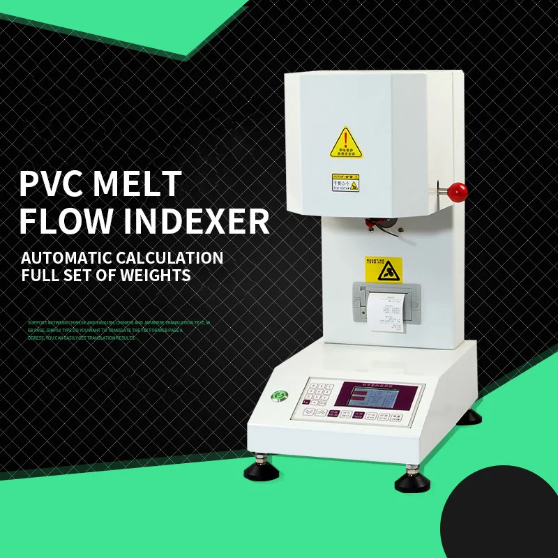 Melt Index Tester Thermoplastic Melt Flow Rate Rubber PVC