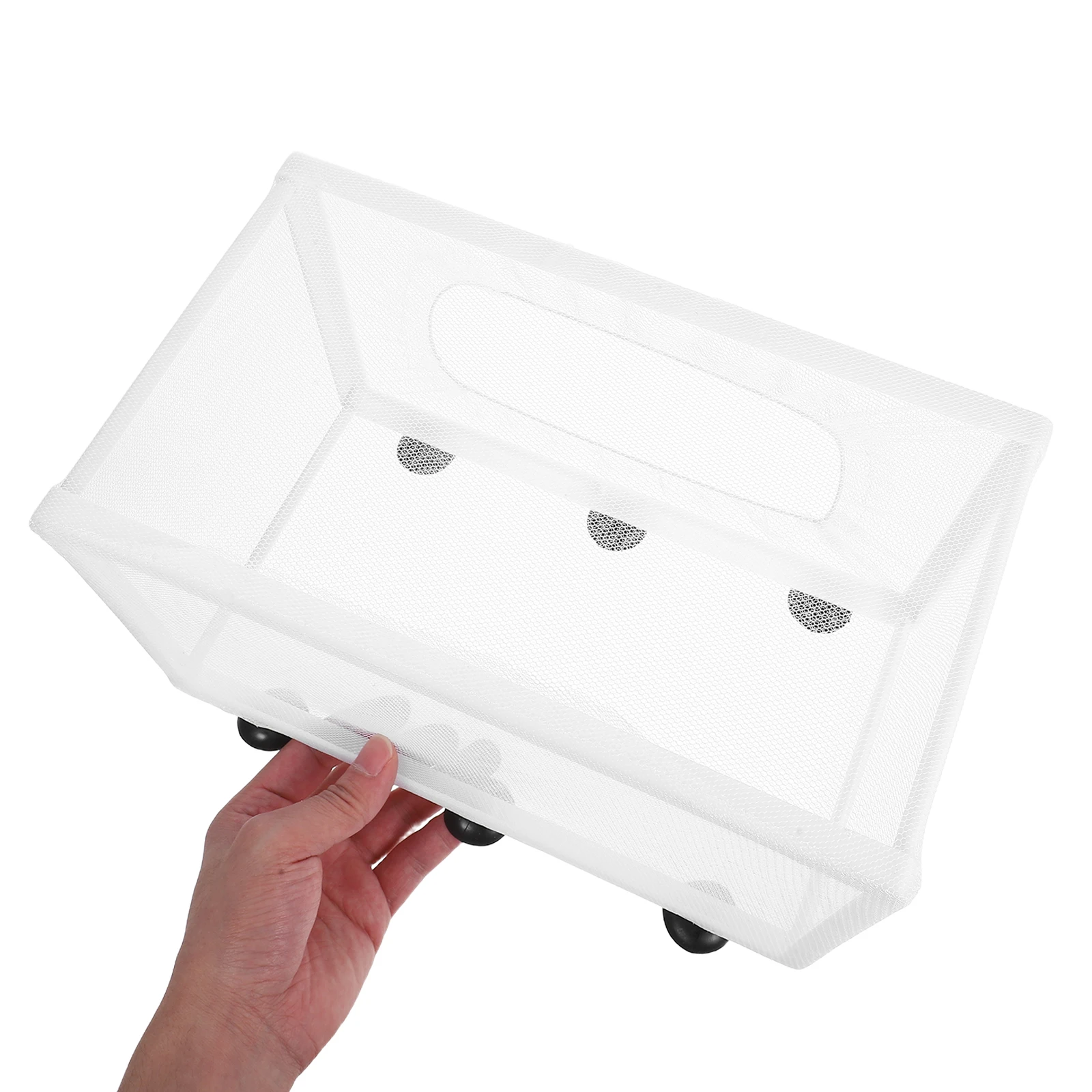 

Fish Breeder Net Large Aquarium Separation Box for Aggressive and Newborn Fry Safety Hatchery with Suction Cups