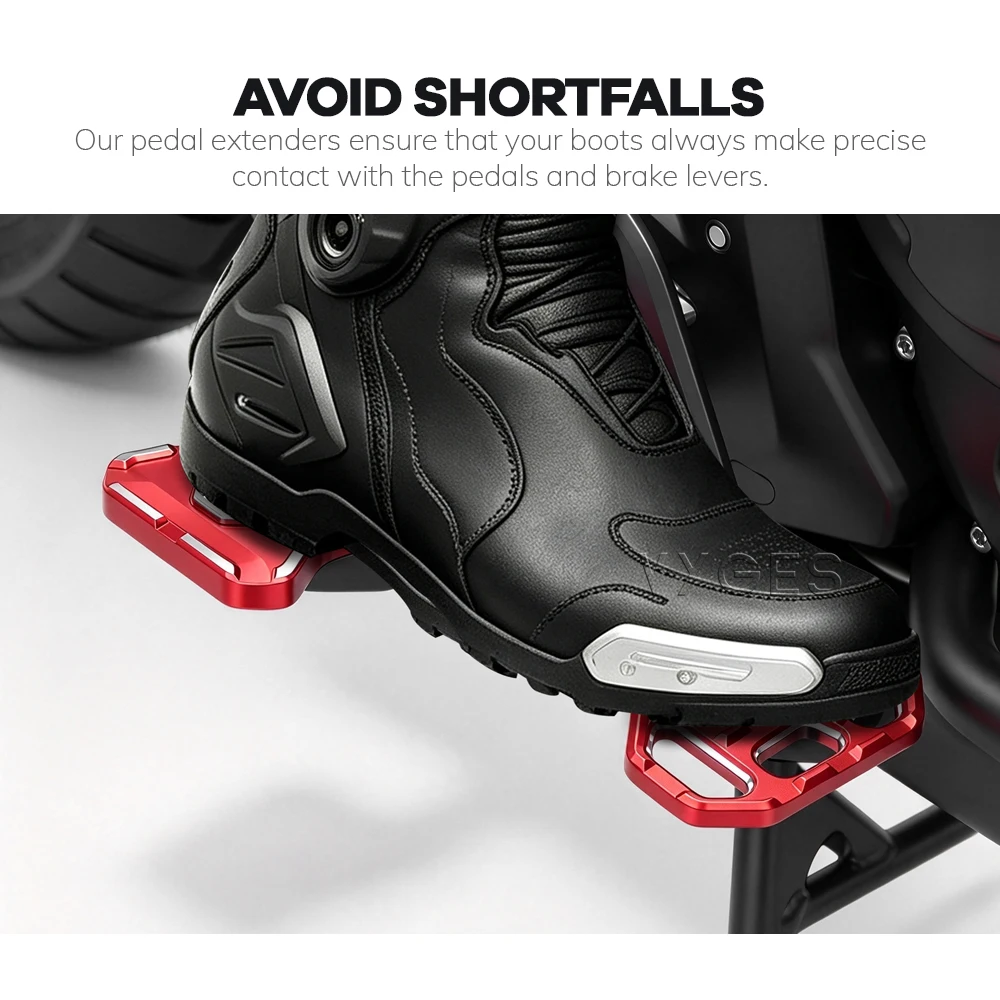 Motorcycle Accessories For Zontes 703F 703 F 2024- Front Foot Brake Lever Pedal Footrest Anti Skid Enlarger Extension Pad