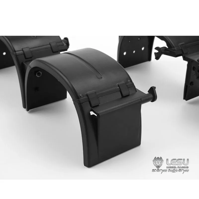 LESU 1/14 A Set 2Axles Truck Mudguard Tractor Model Abs Parts DIY Tamiyay Car Outdoor Toys TH08068