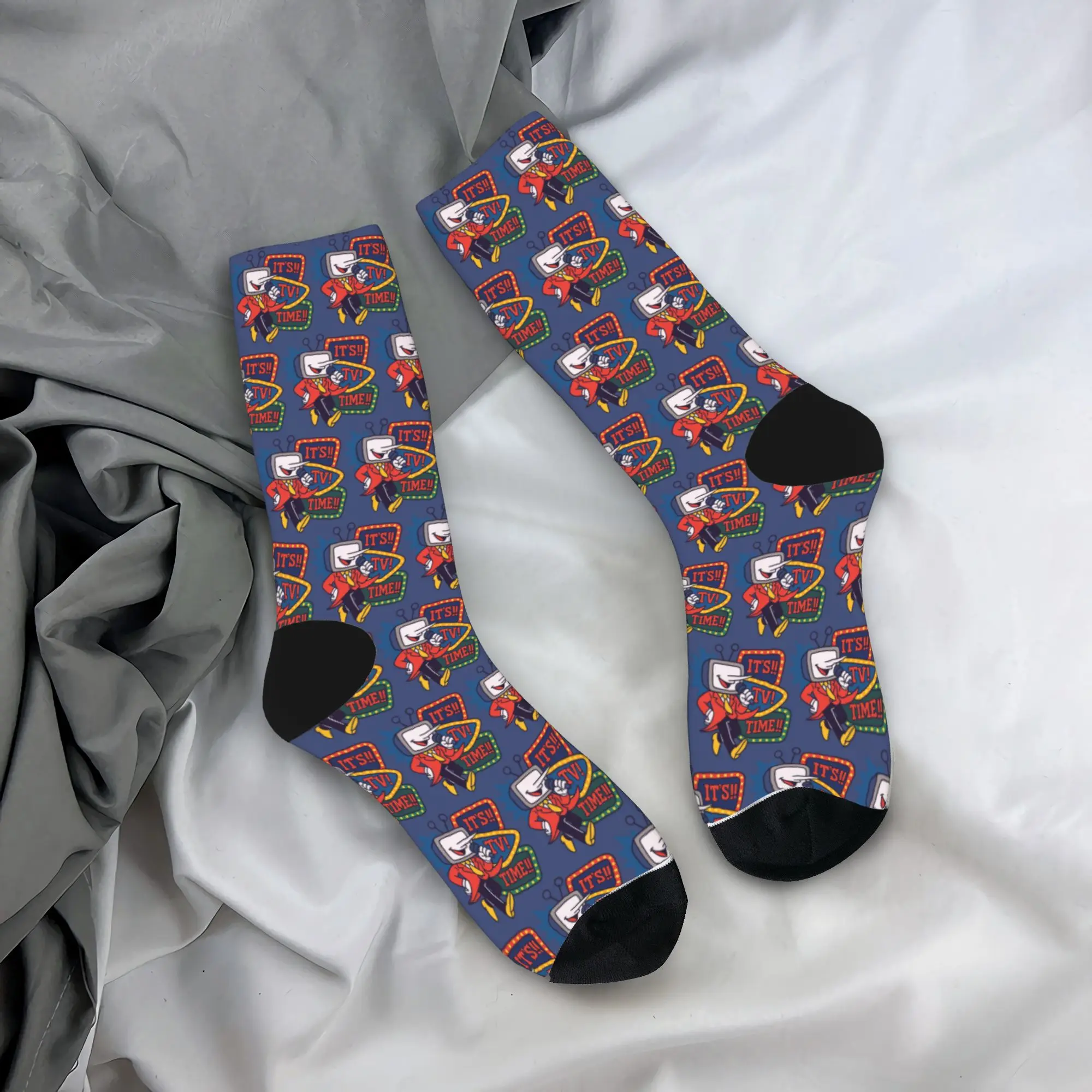 Calcetines divertidos de Tenna para hombre y mujer, medias divertidas y felices de Deltarune, locas, para primavera, verano, Otoño e Invierno, regalos