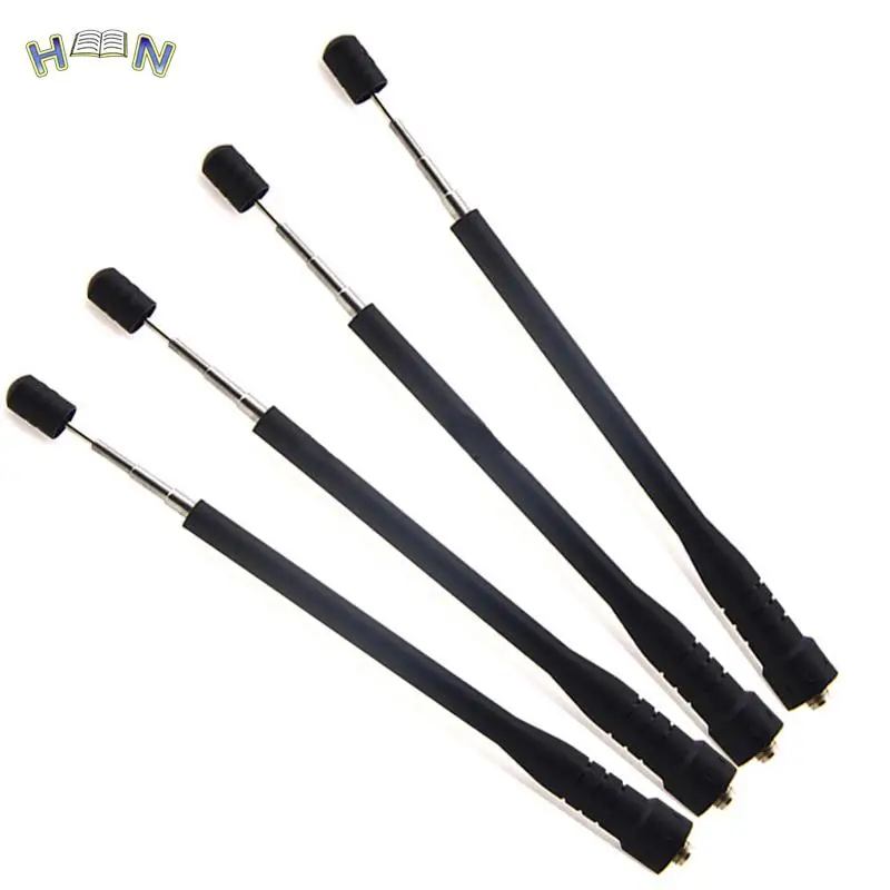 SMA Female Dual Wide Band Flexible Antenna Universal Walkie Talkie Telescopic Rod High Gain Antenna For Baofeng 888s