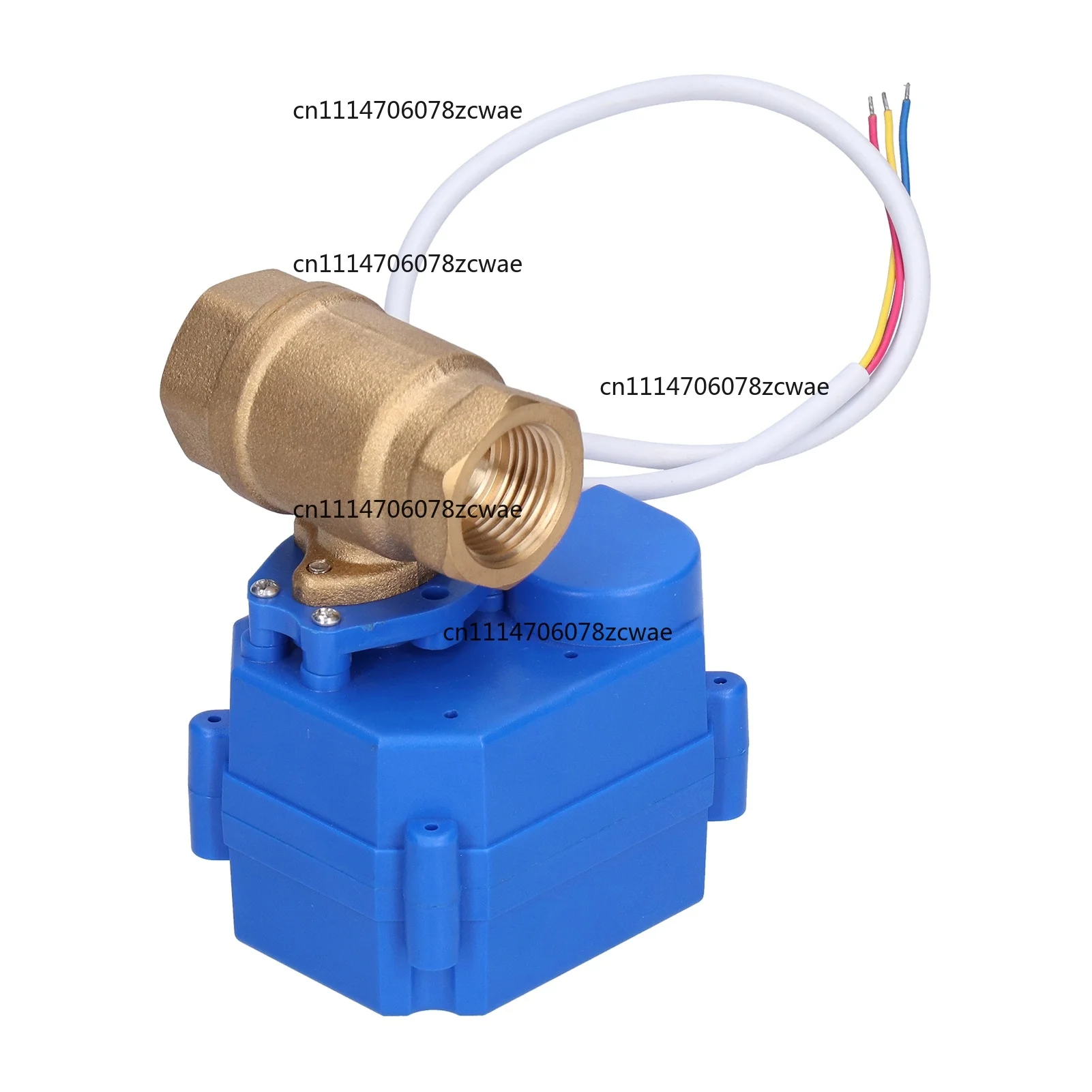 ZOCI-FOR DC9‑24V Motorized Ball Valve DN15 Brass Mini Electric Hydraulic Pipe Fittings with Indication