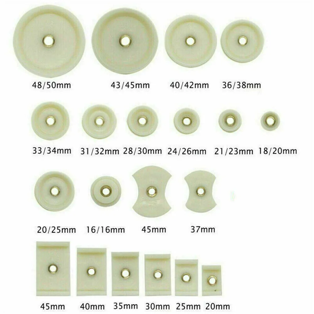 20pc Watch Repair Dies Kit Including Round Dies 18/20 21/23 24/26 28/30 31/32 33/34 36/38 40/42 43/45 48/50mm Rectangle 20-45mm